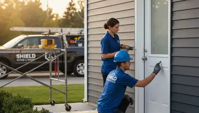 San Antonio, TX vinyl siding service for door repair and exterior home improvement