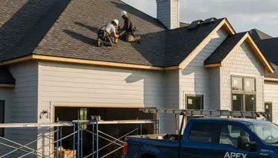 Vinyl siding installation on home exterior by Next Level Exteriors in San Antonio, TX