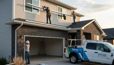 Vinyl siding installation on a San Antonio, TX home by Next Level Exteriors