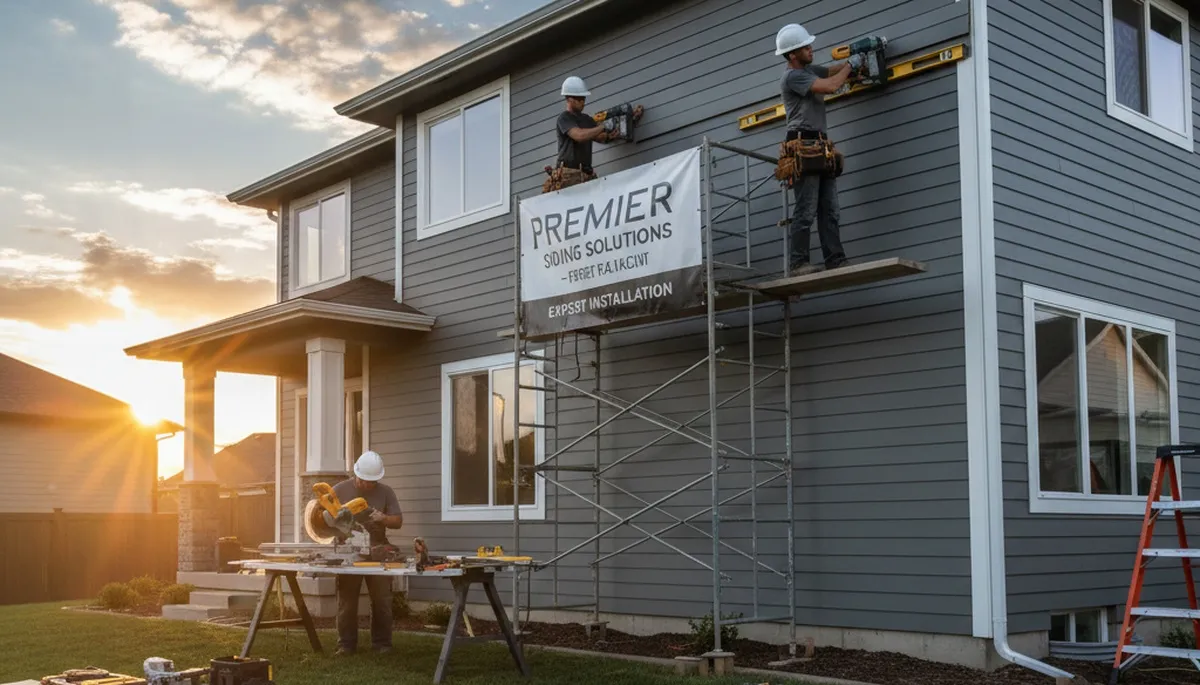 Vinyl siding installation on San Antonio TX home by Next Level Exteriors experts