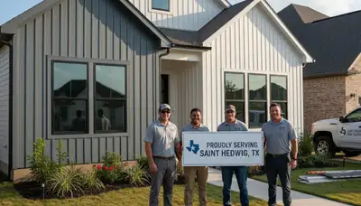 Professional vinyl siding installation on home exterior in San Antonio, TX