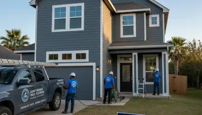 Vinyl siding installation by professionals in San Antonio, TX home exterior upgrade